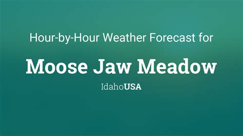 moose jaw weather hourly